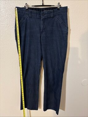 Lee Women's Sinfully Soft Straight Leg Jeans in Dark Blue Size 14M